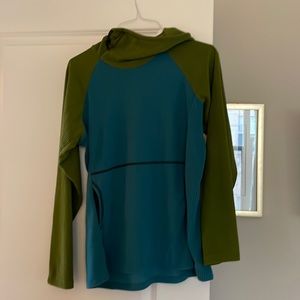 Melanzana women’s large micro grid hoodie